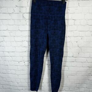 BUFFBUNNY Crossover Leggings Blue Black Size Small